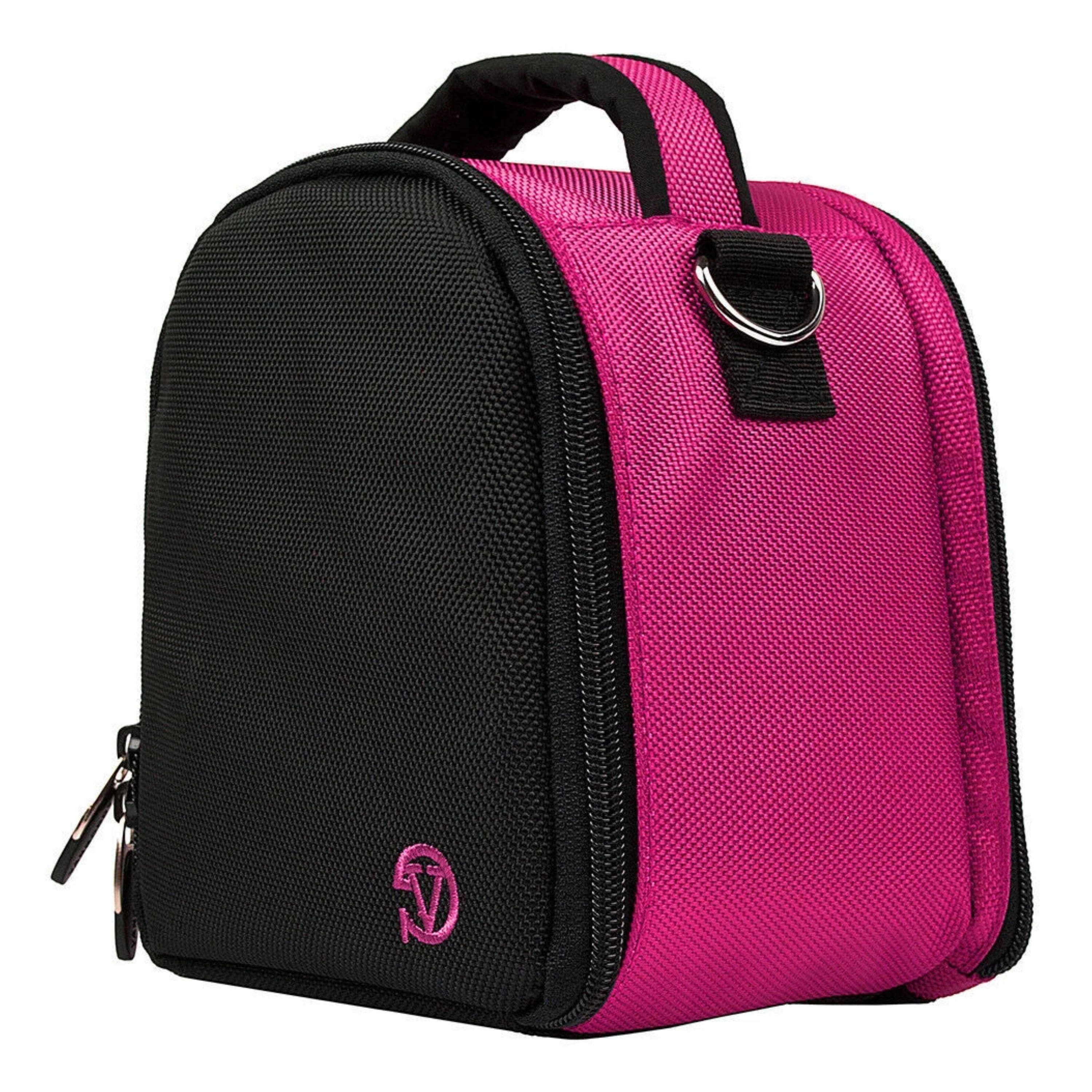 Kitcheniva - Small DSLR Camera Shoulder Bag Case For Canon EOS Rebel Hot Pink - Hot Pink