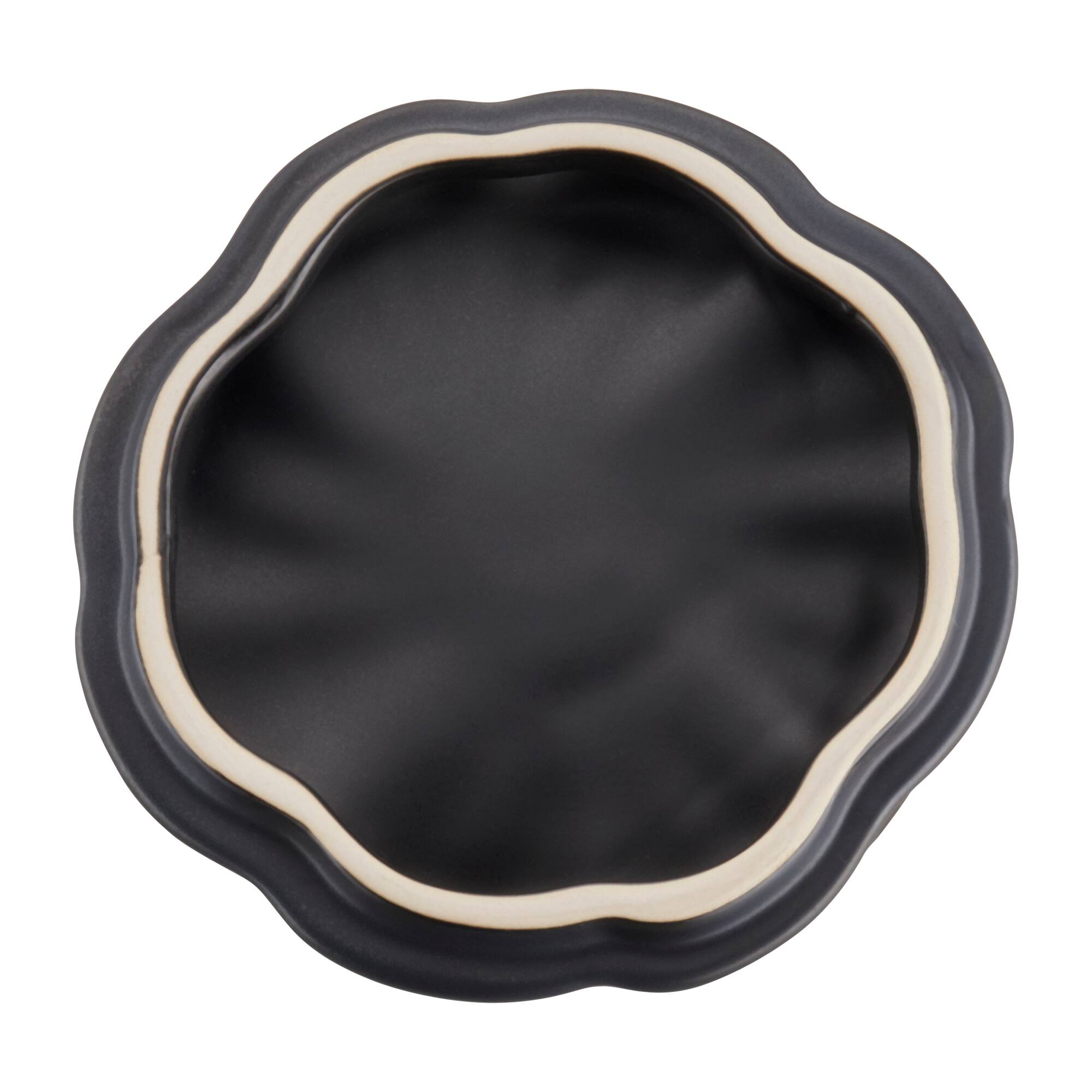 Alt View 8. Staub - Staub Ceramic 16-oz Petite Pumpkin Cocotte - Matte Black - Matte Black.
