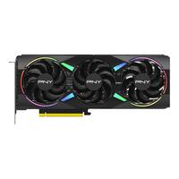 PNY - GeForce RTX 5070 12GB ARGB OC GDDR7 PCI Express 5.0 Graphics Card with Triple Fan - Black - Front_Zoom