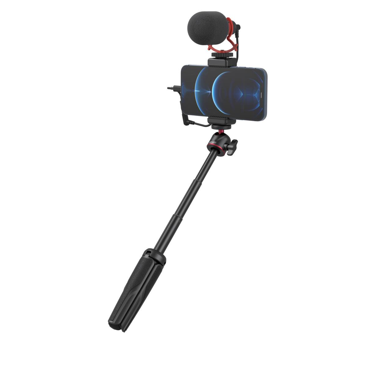 Alt View 4. Smallrig - SmallRig simorr Vigor VK-40 Vlog Tripod Kit with Wave S1 Lite Microphone.
