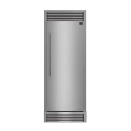 Forno Appliances - Maderno 13.6 Cu. Ft. Built-In Upright Convertible Freezer with Decorative Trim and Right Swing Door - Stainless Steel