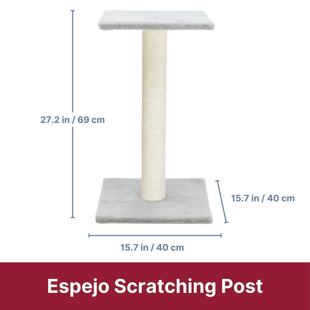 27.2 in / 69 cm  
15.7 in / 40 cm  
15.7 in / 40 cm  

Espejo Scratching Post