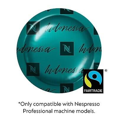 Indonesia  
FAIRTRADE  
*Only compatible with Nespresso Professional machine models.