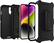Angle. OtterBox - Defender Series Pro Hard Shell for Apple iPhone 14 and Apple iPhone 13 - Black.