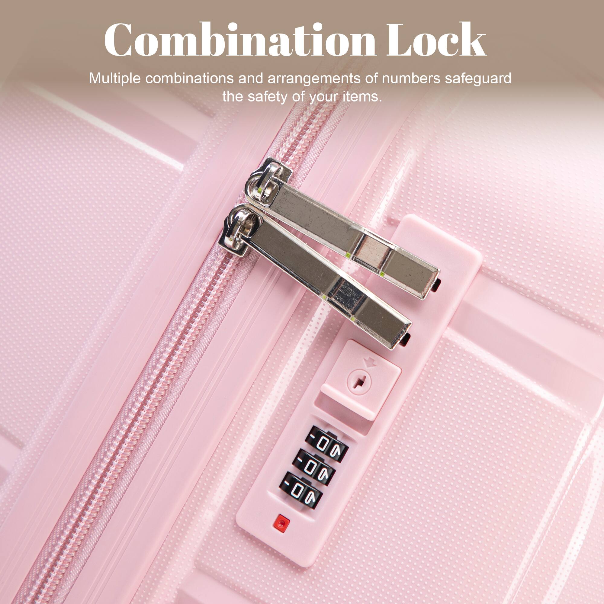 Combination Lock

Multiple combinations and arrangements of numbers safeguard the safety of your items.
