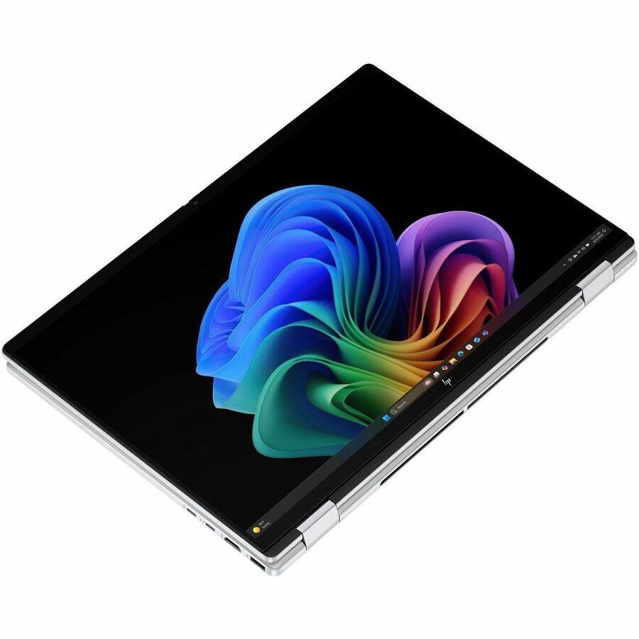 Alt View 8. HP - HP OmniBook 7 Flip 16-au0000 16-au0000nr 16" Touchscreen Convertible 2 in 1 Notebook - 2K - Intel Core Ultra 5 226V - 16 - Glacier Silver.