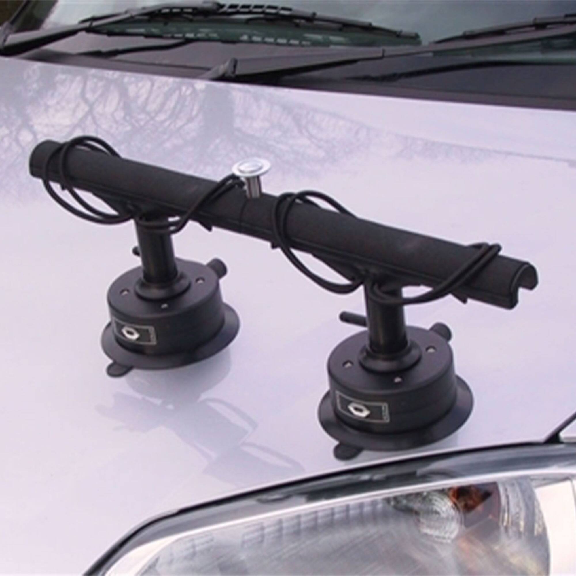 Alt View 2. Vac Rac - Vac Rac Pro Standard Vacuum Base T Bar Design Rod Rack Holds Up To 8 Rods, Black - Black.