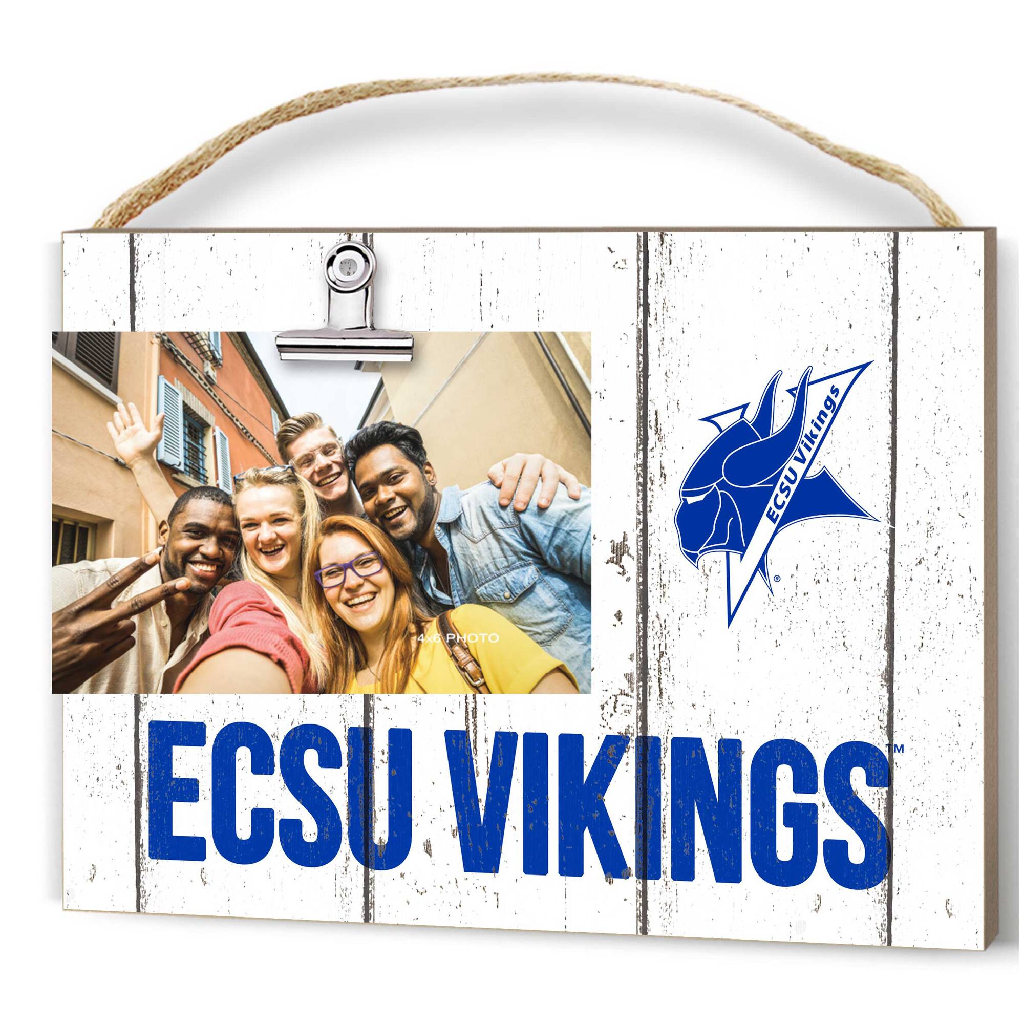 ECSU Vikings 8'' x 10'' Weathered Design Clip It Frame