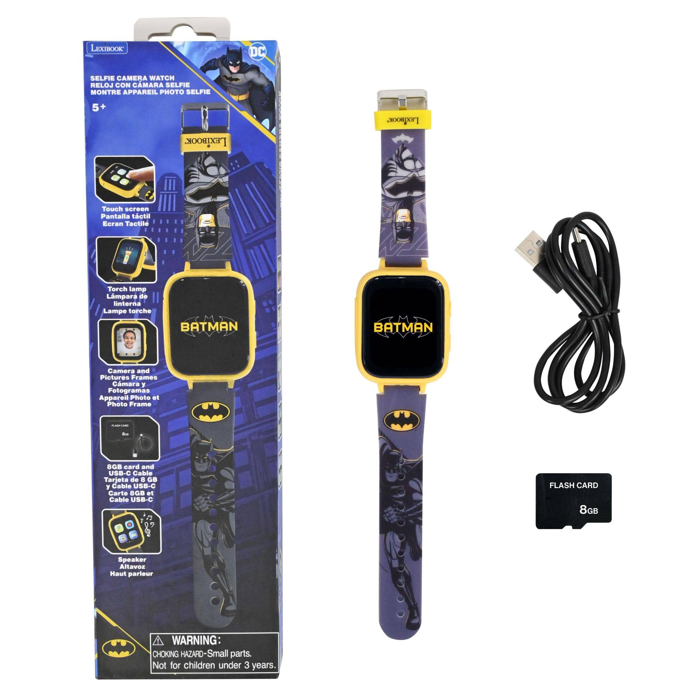 Lexibook - Batman Camera Digital Watch with 8GB Memory Card - Black - (2024)