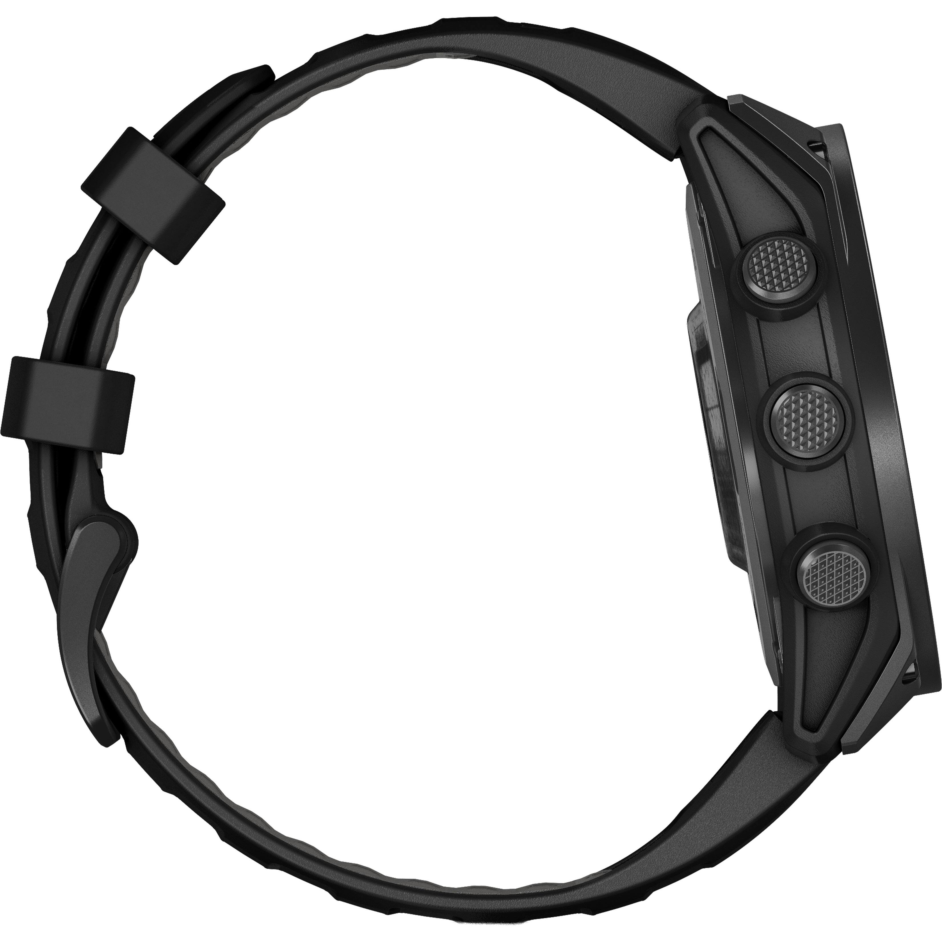 Alt View 6. Garmin - tactix 8 AMOLED GPS Smartwatch 47 mm Fiber-reinforced polymer with titanium rear cover - Black.