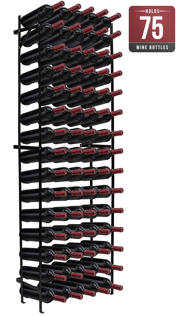 Holds 75 Wine Bottles