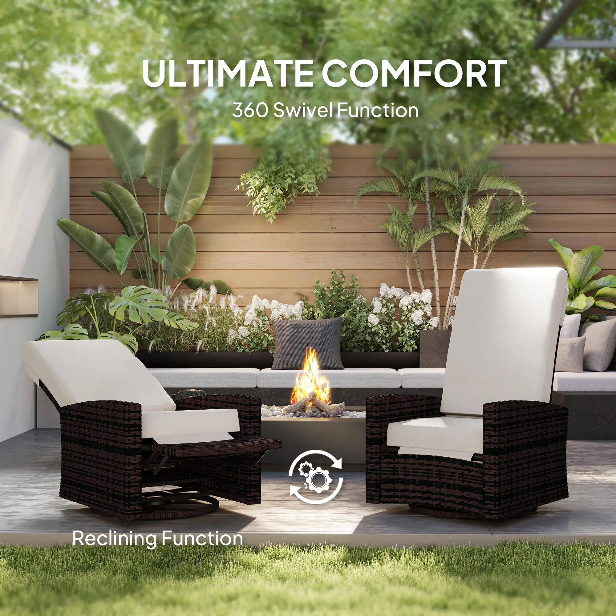 ULTIMATE COMFORT  
360 Swivel Function  
Reclining Function