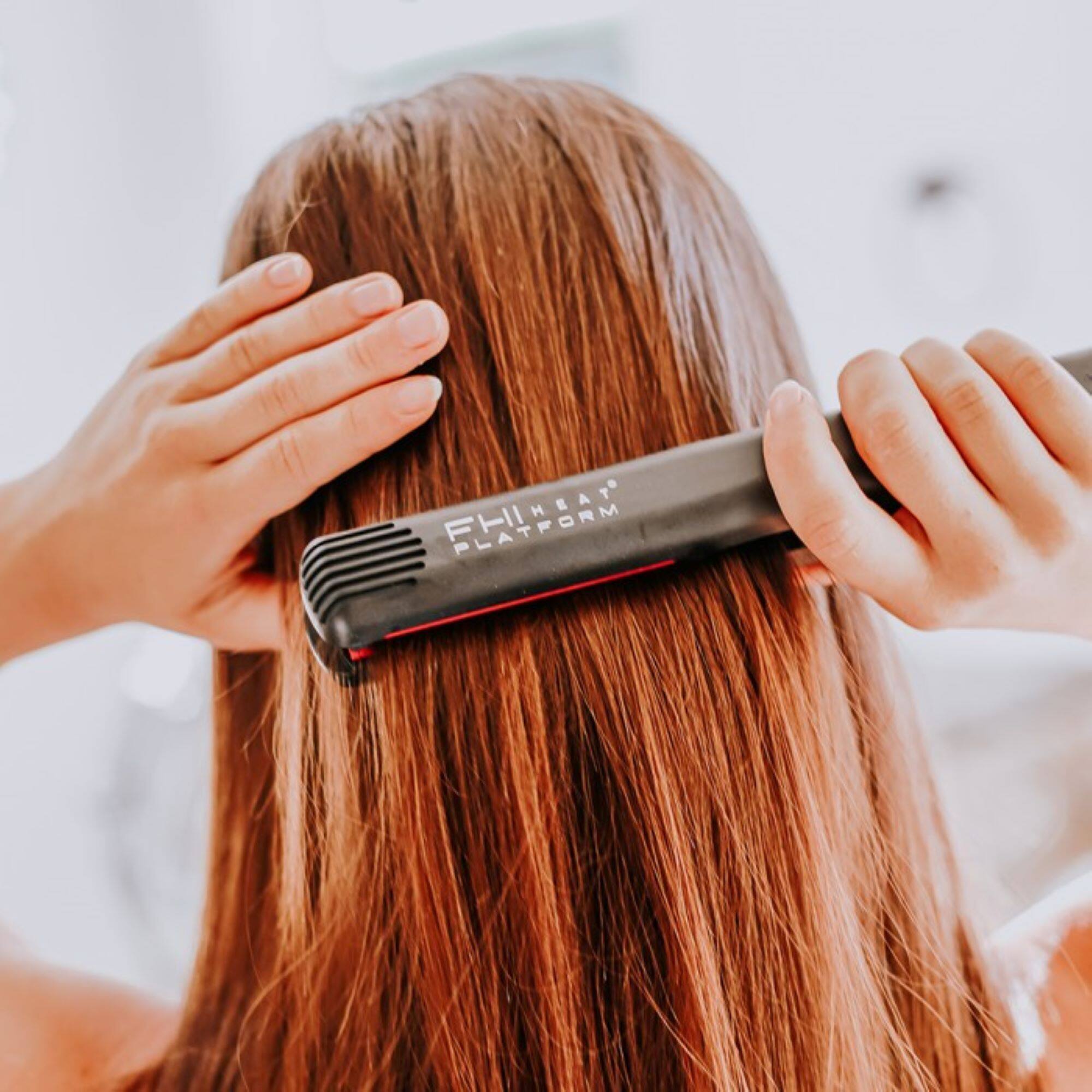 Alt View 14. FHI Heat - Platform Pro Styling Tourmaline Hair Straightener 1" - for Smoothing and Straightening, All Hair Types - Black.