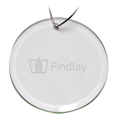Front. Jardine - Findlay Oilers 3'' Round Glass Ornament - Multicolor.