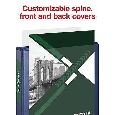 Customizable spine, front and back covers

Report Quarterly eTPDIV
