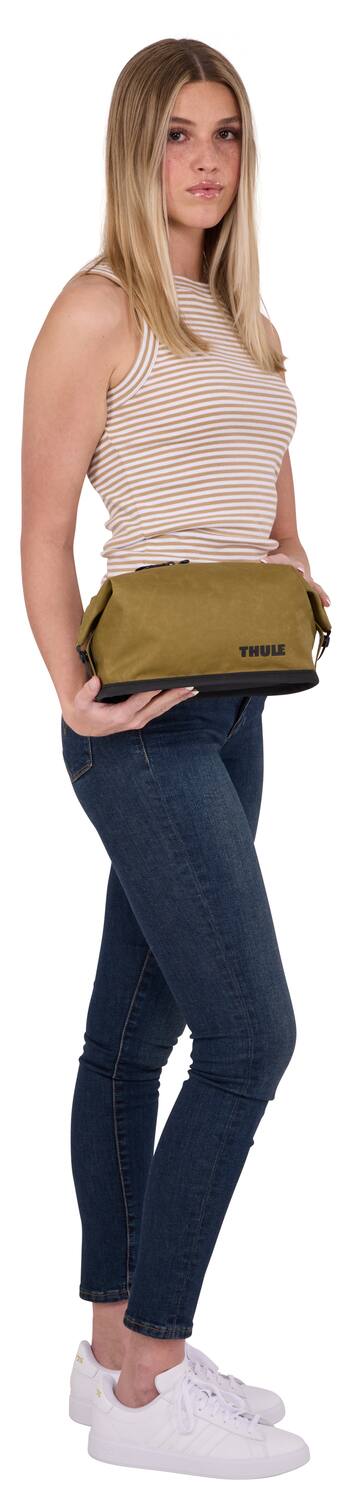 Alt View 4. Thule - Aion Toiletry Bag – Compact Travel Organizer - Nutria Brown.