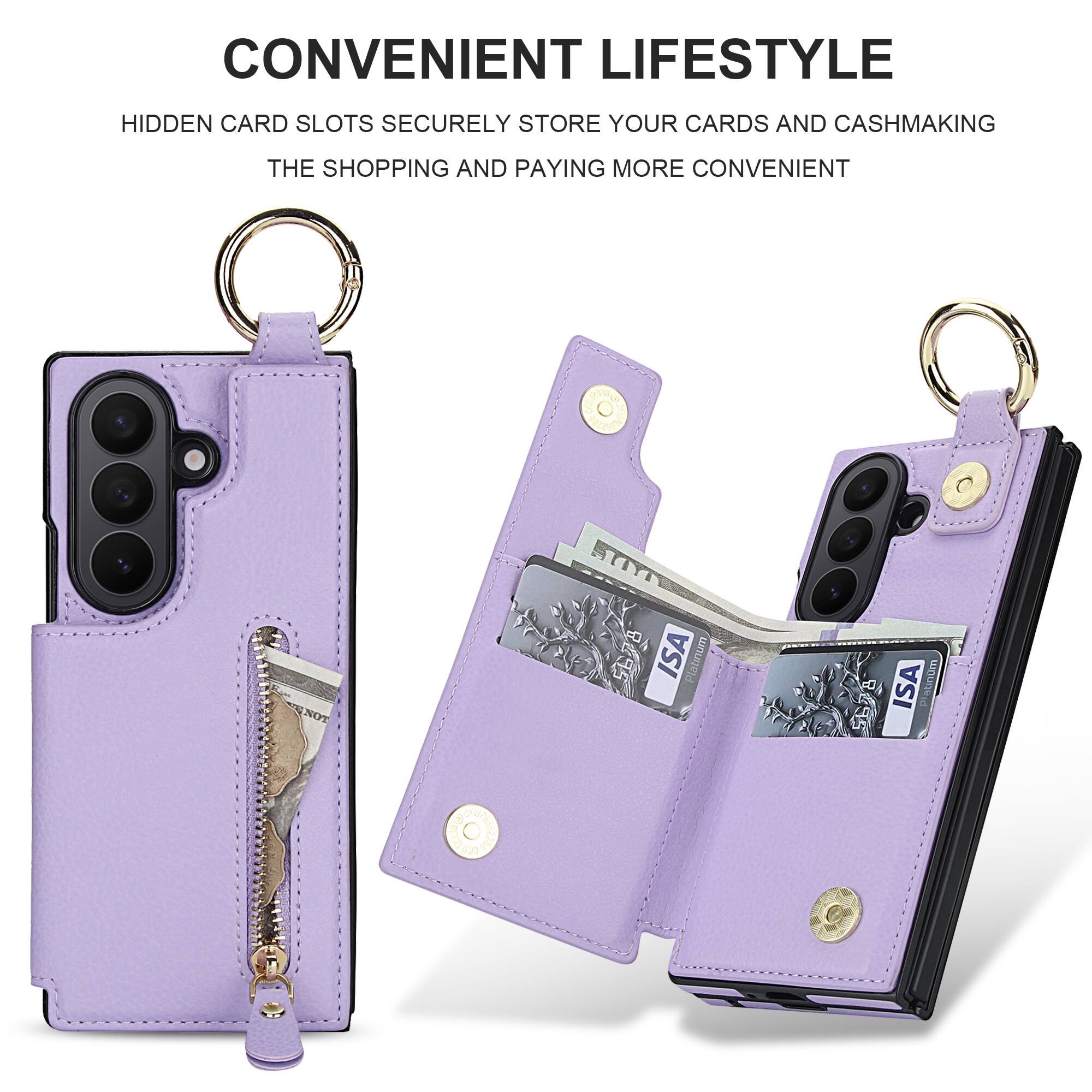 CONVENIENT LIFESTYLE  
HIDDEN CARD SLOTS SECURELY STORE YOUR CARDS AND CASH, MAKING THE SHOPPING AND PAYING MORE CONVENIENT