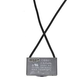HQRP - Ceiling Fan Motor Capacitor CBB61 2.5 uF 2-Wire UL Listed 250 VAC Replacement for Hunter