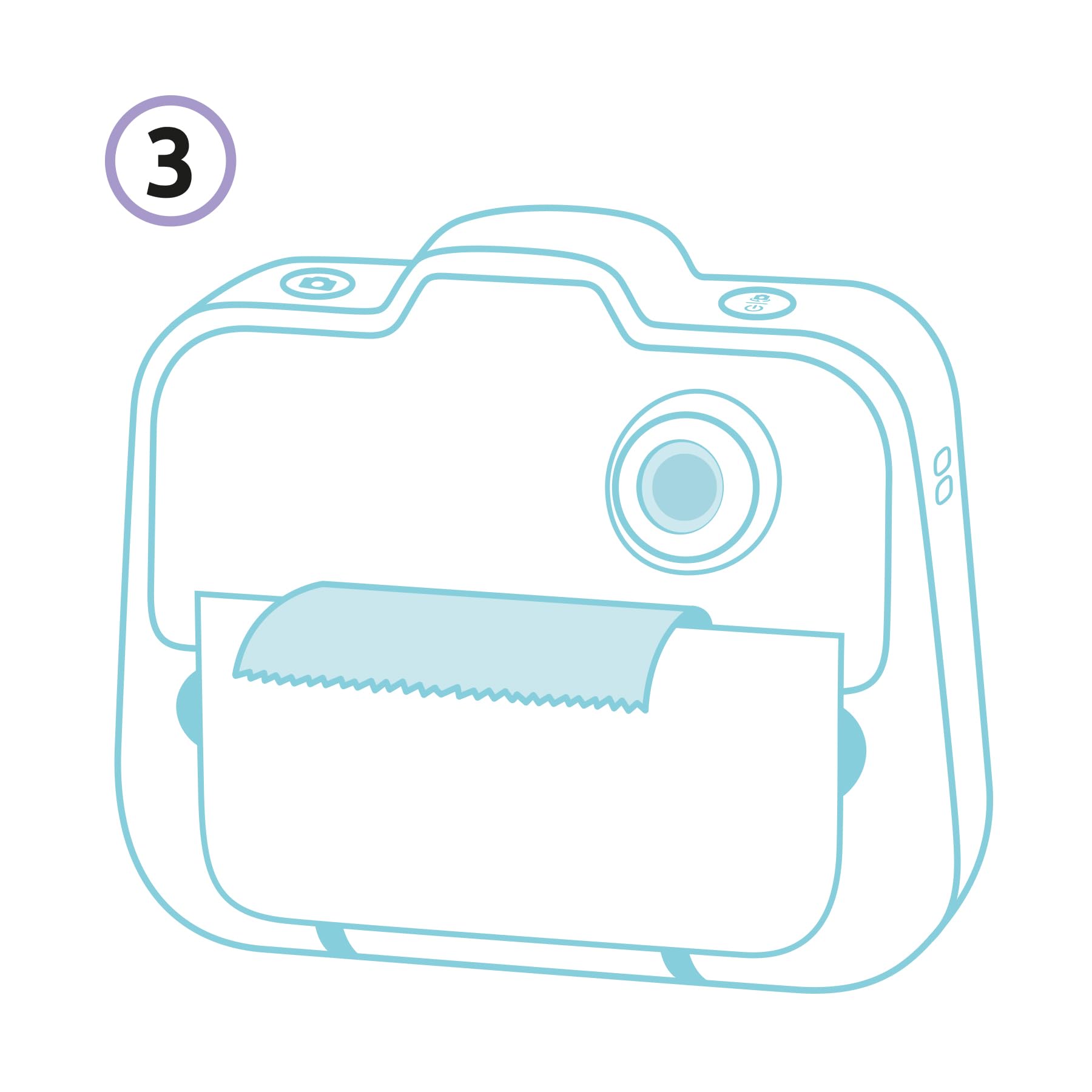 Alt View 6. Canal Toys - Photo Creator Instant Camera Thermal Paper Refill – 10 Rolls.