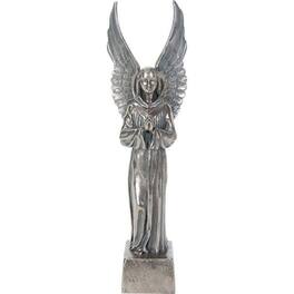 Pacific Trading - Christchurch Cathedral New Zealand Replica Standing Angel Statue Figurine 14.75 inch - Gray