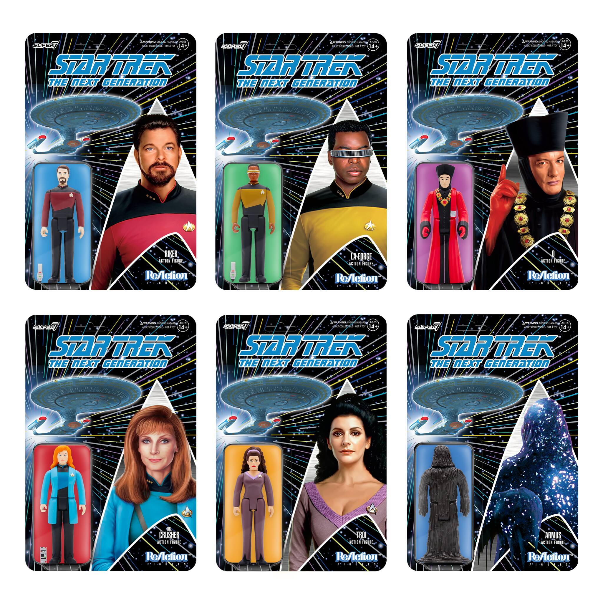 Alt View 14. Super7 - ReAction 3.75 in Plastic Star Trek: The Next Generation - Armus.