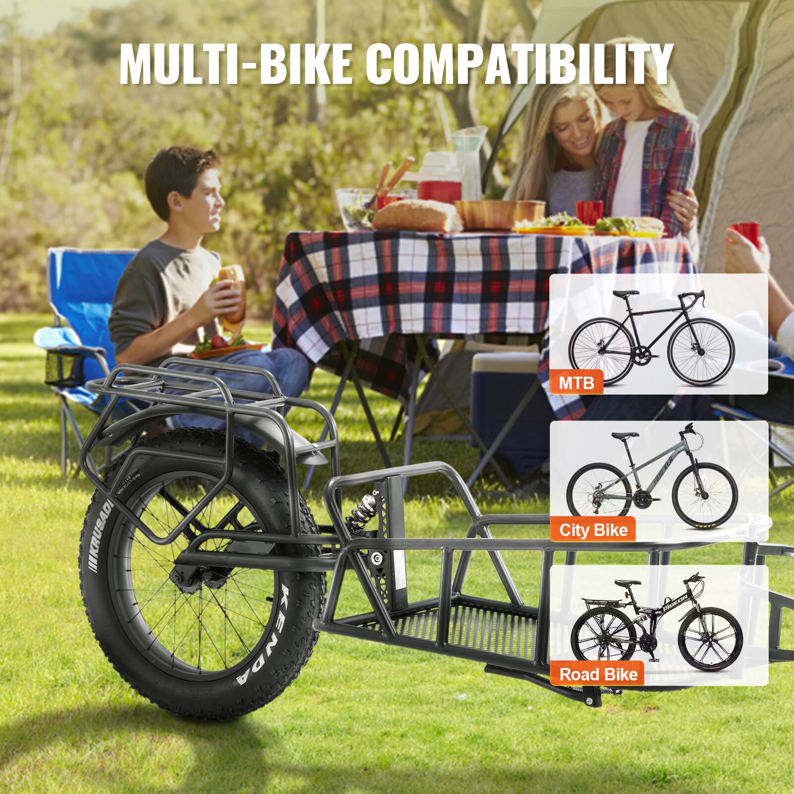 MULTI-BIKE COMPATIBILITY

MTB

City Bike

Road Bike