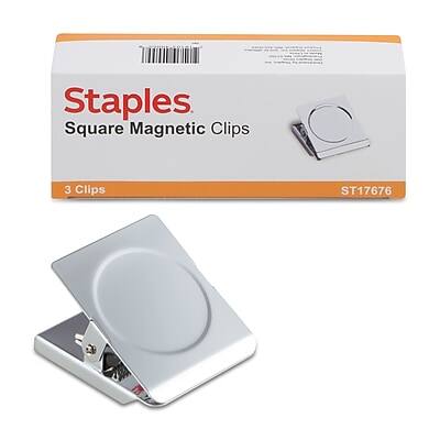 Staples  
Square Magnetic Clips  
3 Clips  
ST17676