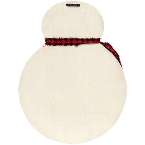 Left. BreeBe - When Life Gives You Too Much Snowman Sign - White.