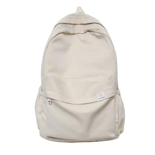 Cozy Serene - Backpack Aesthetic Backpacks To School Supplies For Teen Mochila - Beige
