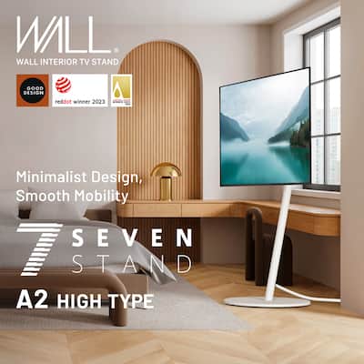 WALL SevenStand A2 High Type – Rolling TV Stand for 24–55 Inch TVs WALL SevenStand A2 High Type – Rolling TV Stand for 24–55 Inch TVs