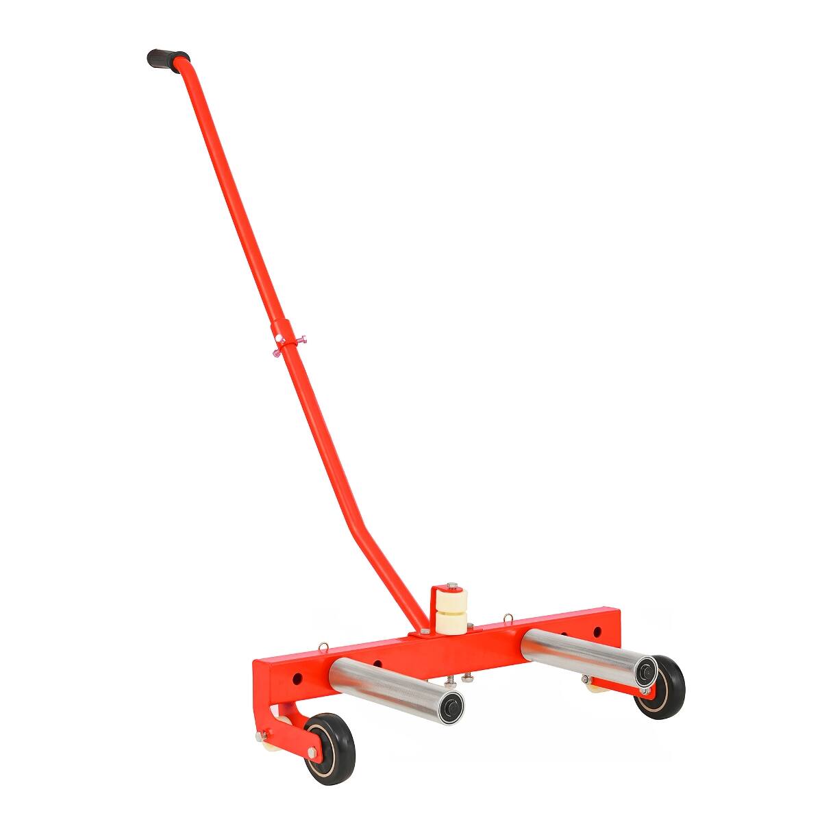 Alt View 2. Ropilly - Ropilly Adjustable Rolling Tire Dolly Heavy Duty Wheel Dolly for Tire Changes, Red, Fits 6.5 to 31.5 Inch Tires - Red.