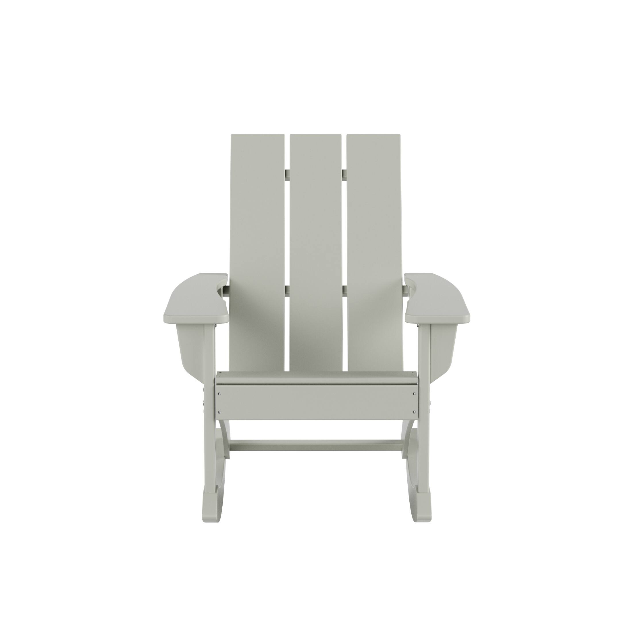 Left. WestinTrends - WestinTrends Ashore Outdoor Patio Modern Adirondack Rocking Chair - Sand.