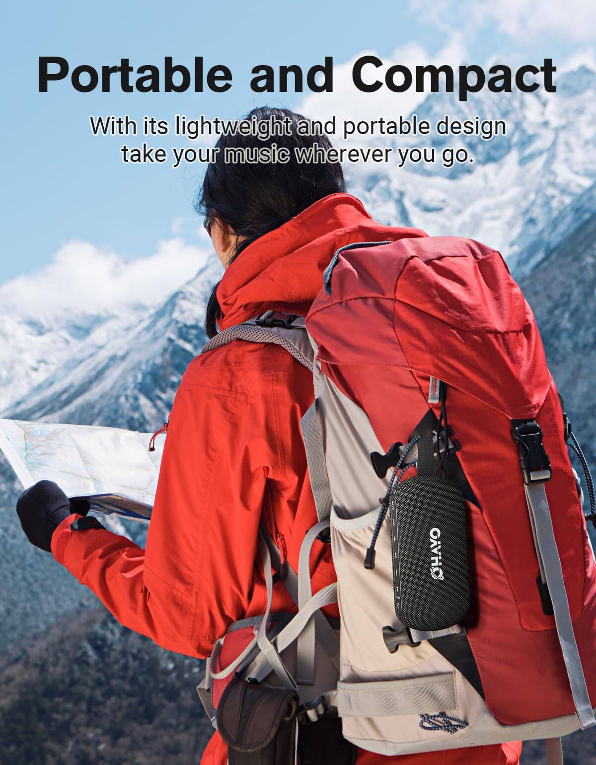 Portable and Compact

With its lightweight and portable design, take your music wherever you go.