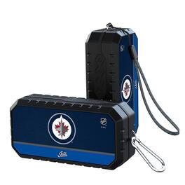 Keyscaper - Winnipeg Jets End Zone Water Resistant Bluetooth Speaker - Multicolor