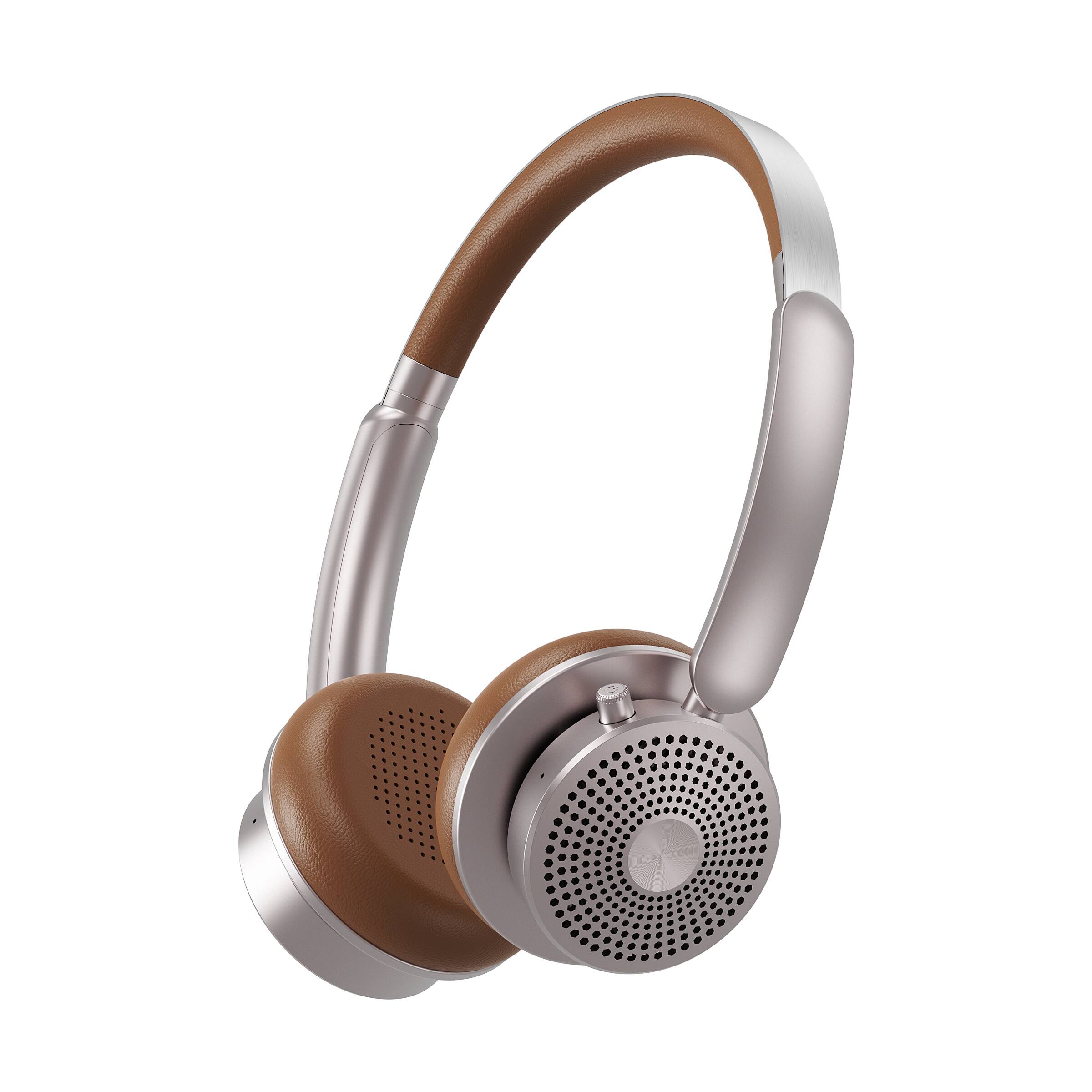 Alt View 3. Cluzine - Stereo Gaming DJ Headphones, Retro Sports Design Wireless Headset with Noise Cancellation and USB Connectors - Silver.