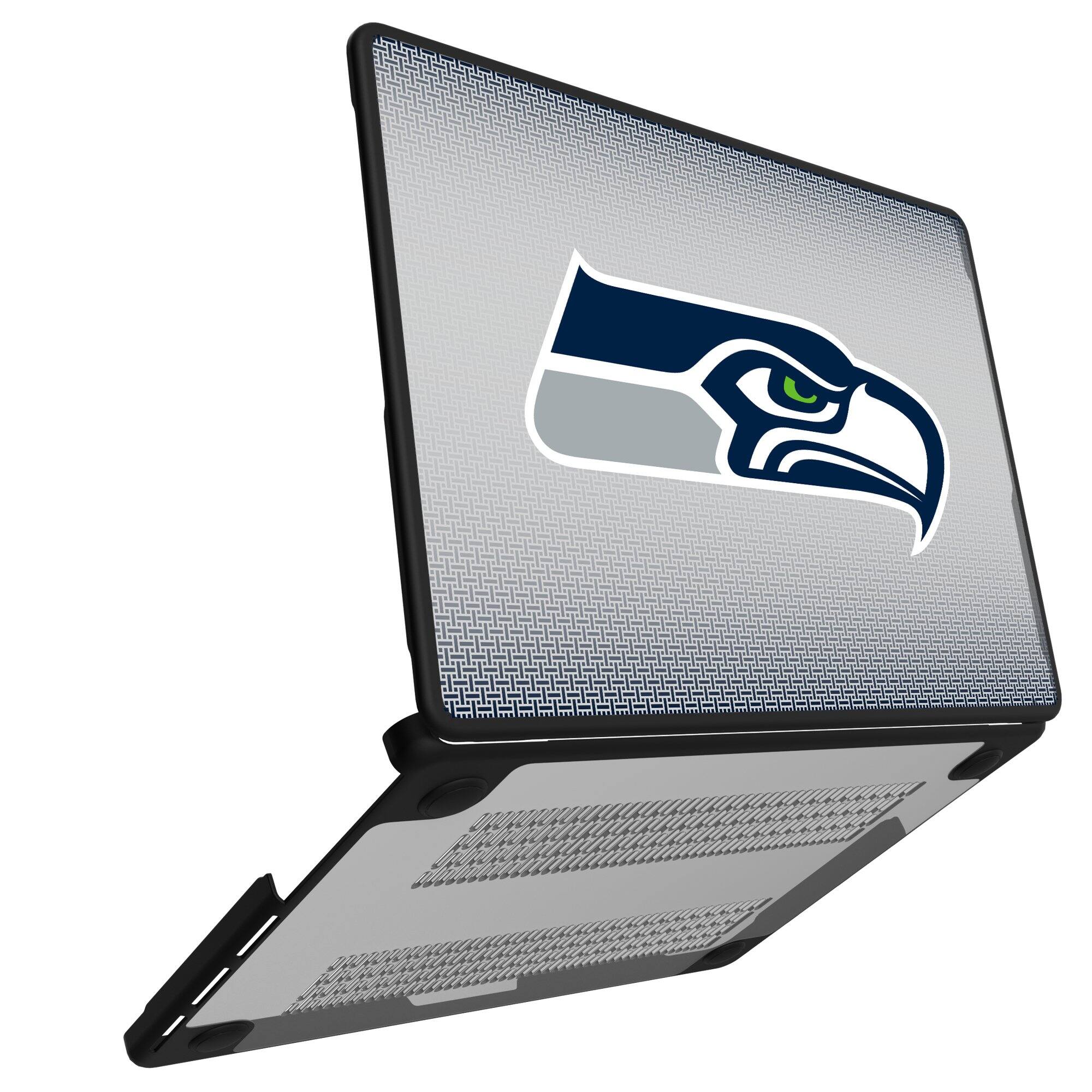 Alt View 1. Keyscaper - Seattle Seahawks Linen MacBook Case - Air 13 in - Multicolor.