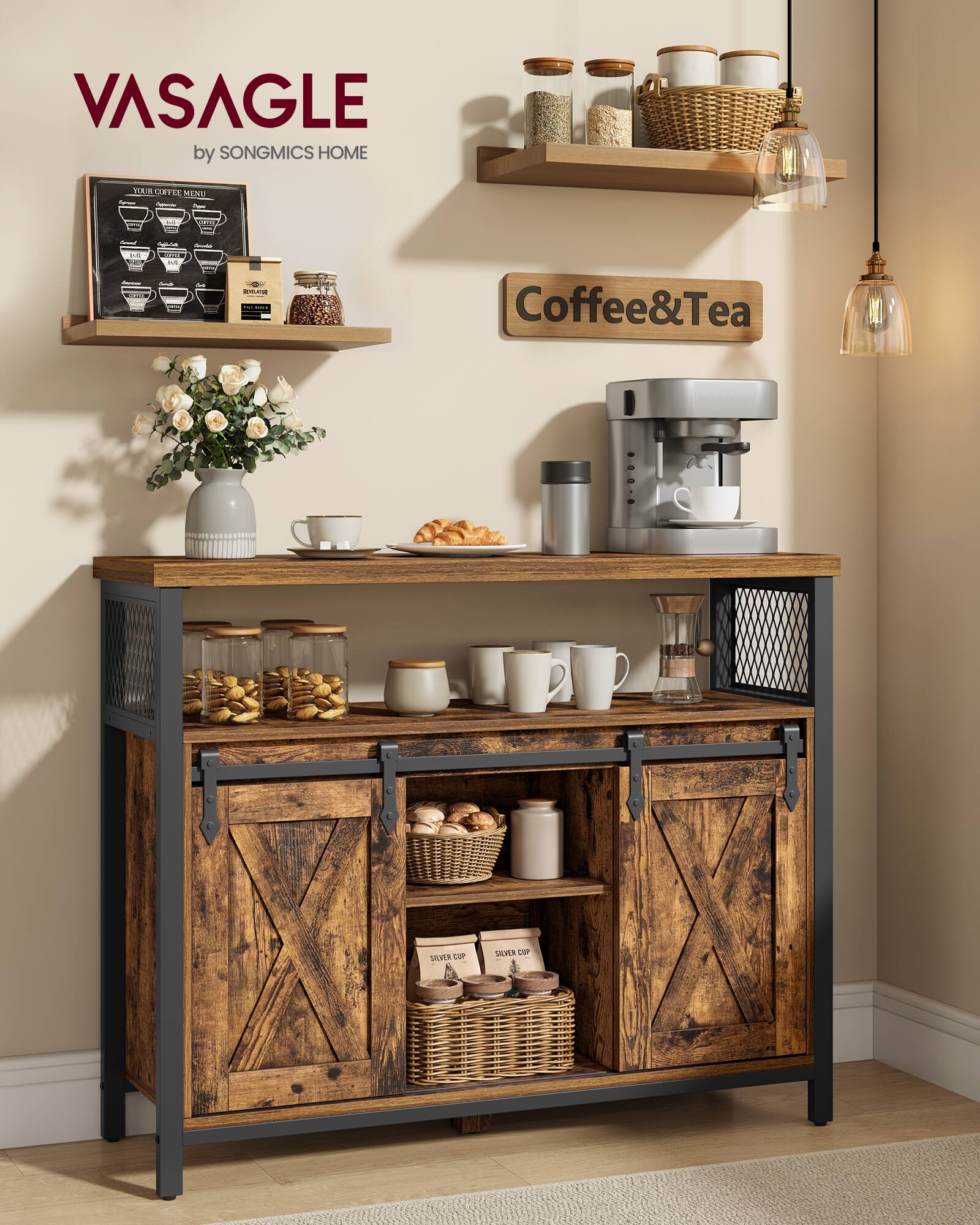 VASAGLE by SONGMICS HOME

YOUR COFFEE MENU

Coffee&Tea