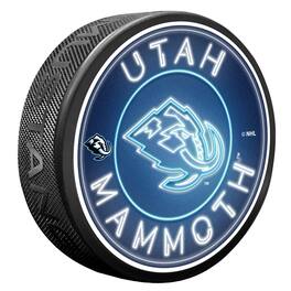 Mustang Drinkware - Utah Mammoth Neon Hockey Puck - Multicolor