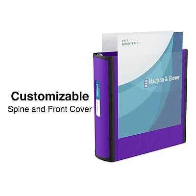 2022 QUARTER 1  
Madison & Glover MLG  

Customizable Spine and Front Cover