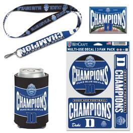 WinCraft - Duke Blue Devils 2025 ACC Football Champions Fan Pack - Multicolor