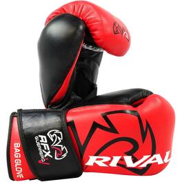 RIVAL - Boxing RFX-Guerrero-V SF-F Soft Bag Gloves - 8 oz. - Red/Black