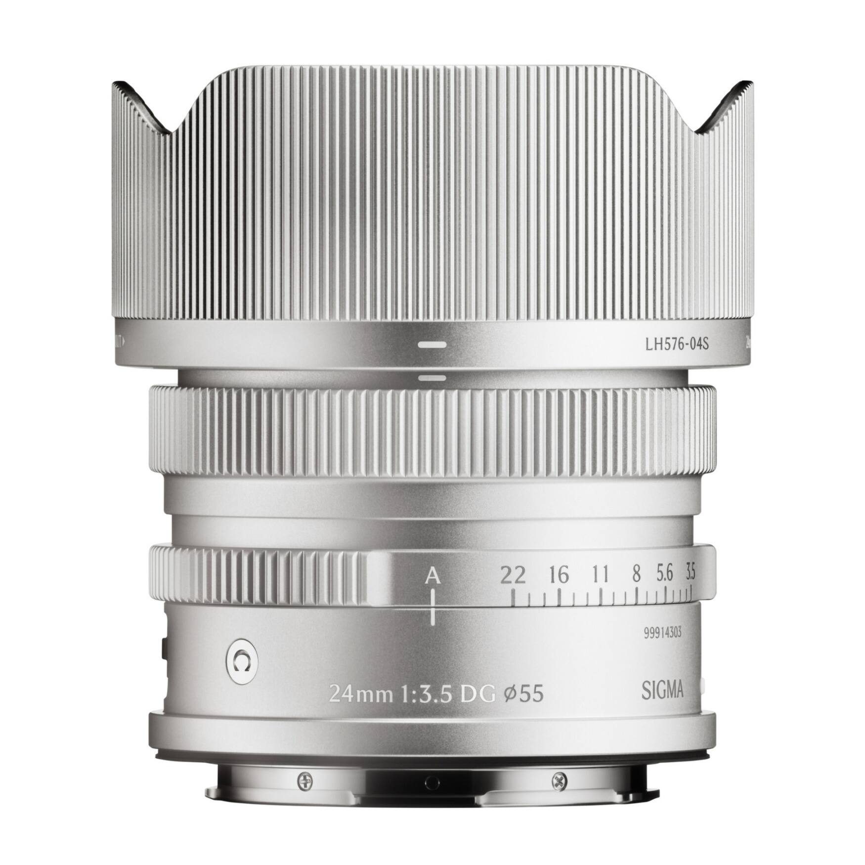 LH576-04S
A
22 16 11 8 5.6 3.5
99914303
24mm 1:3.5 DG 55
SIGMA