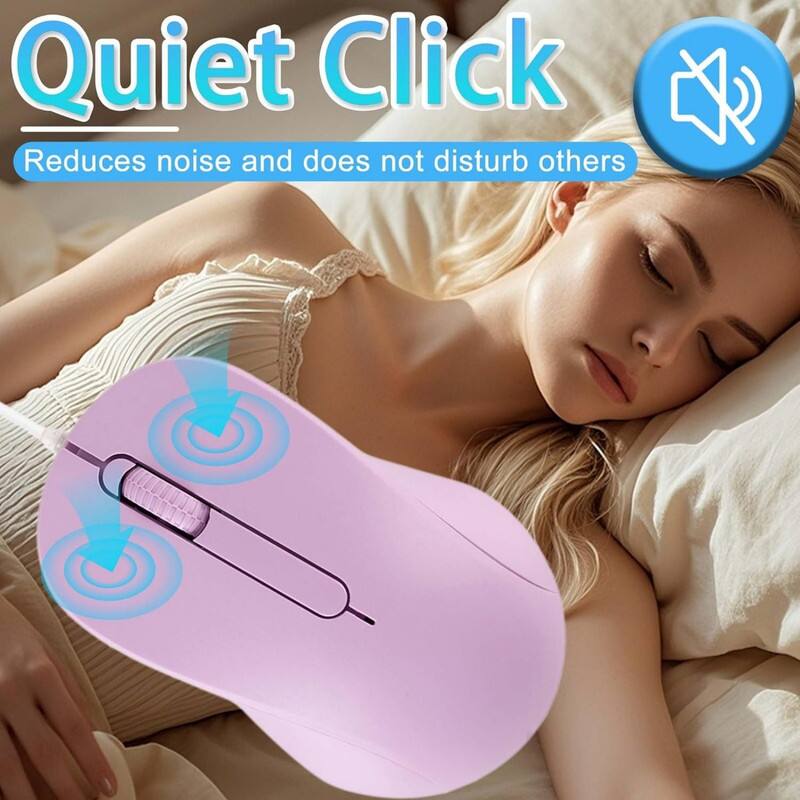 Quiet Click  
Reduces noise and does not disturb others