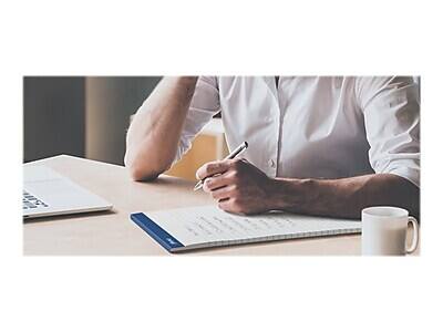 Alt View 1. Ampad - Perforated Notepads, 8.5" x 11.75", Wide Ruled, 50 Sheets/Pad, 12 Pads/Pack - White.