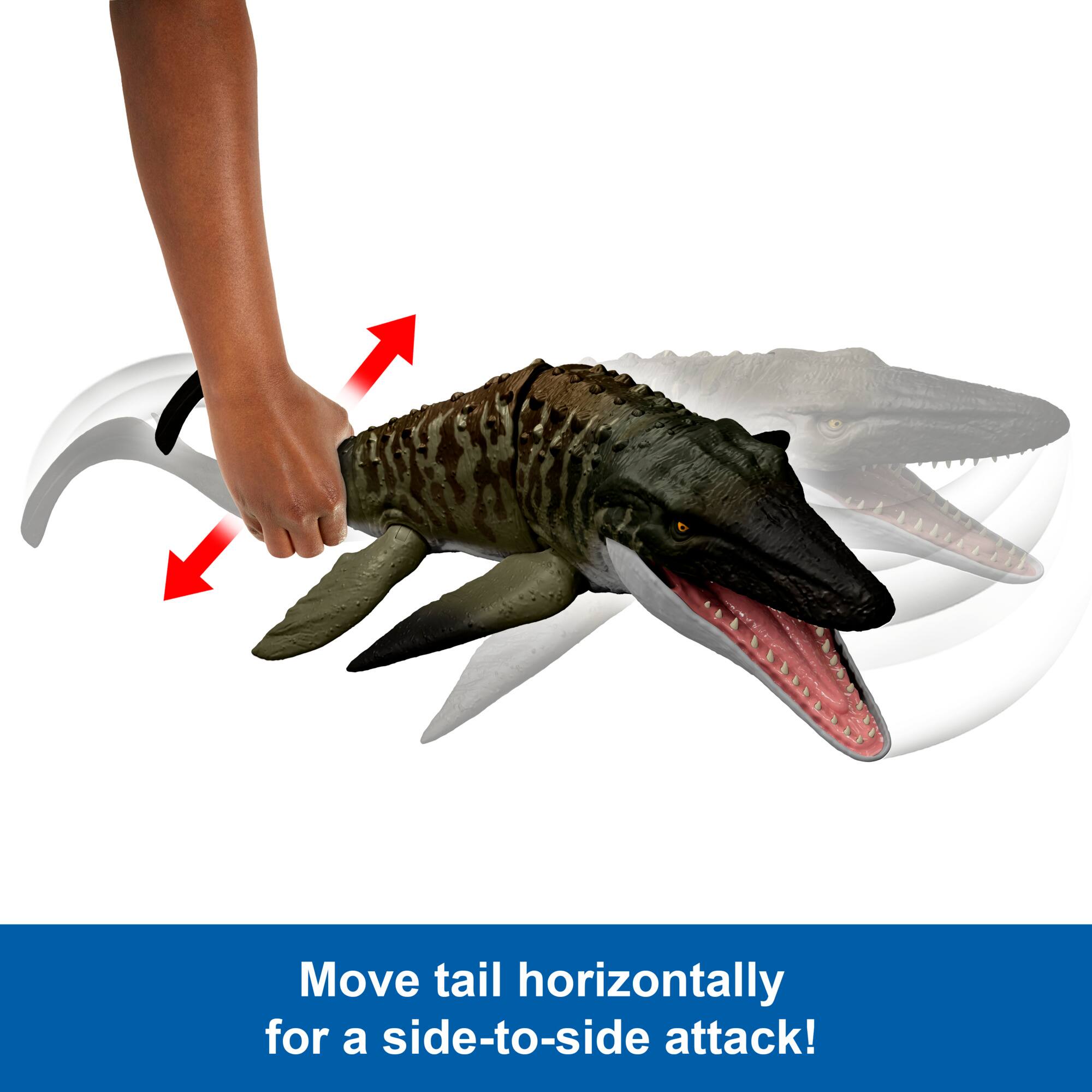 Move tail horizontally for a side-to-side attack!