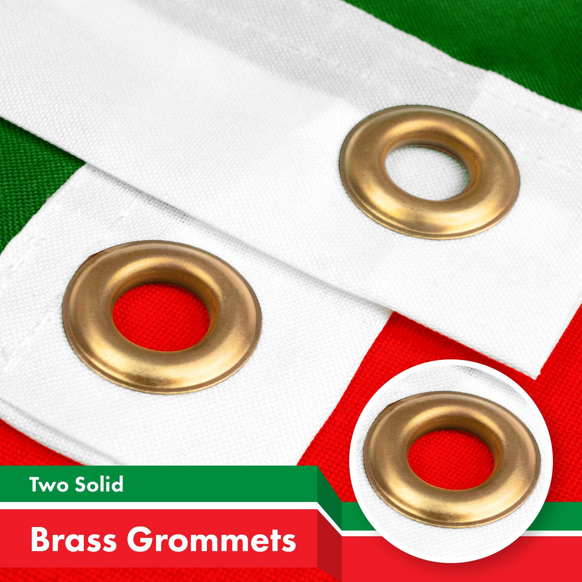 Two Solid Brass Grommets