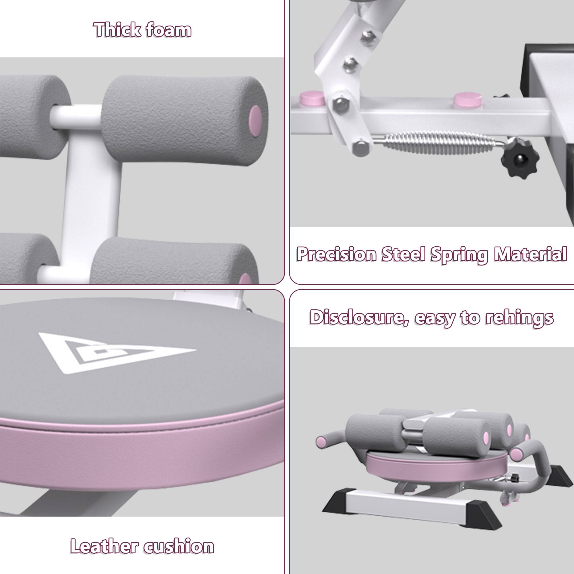 Thick foam  
Precision Steel Spring Material  
Disclosure, easy to rehings  
Leather cushion