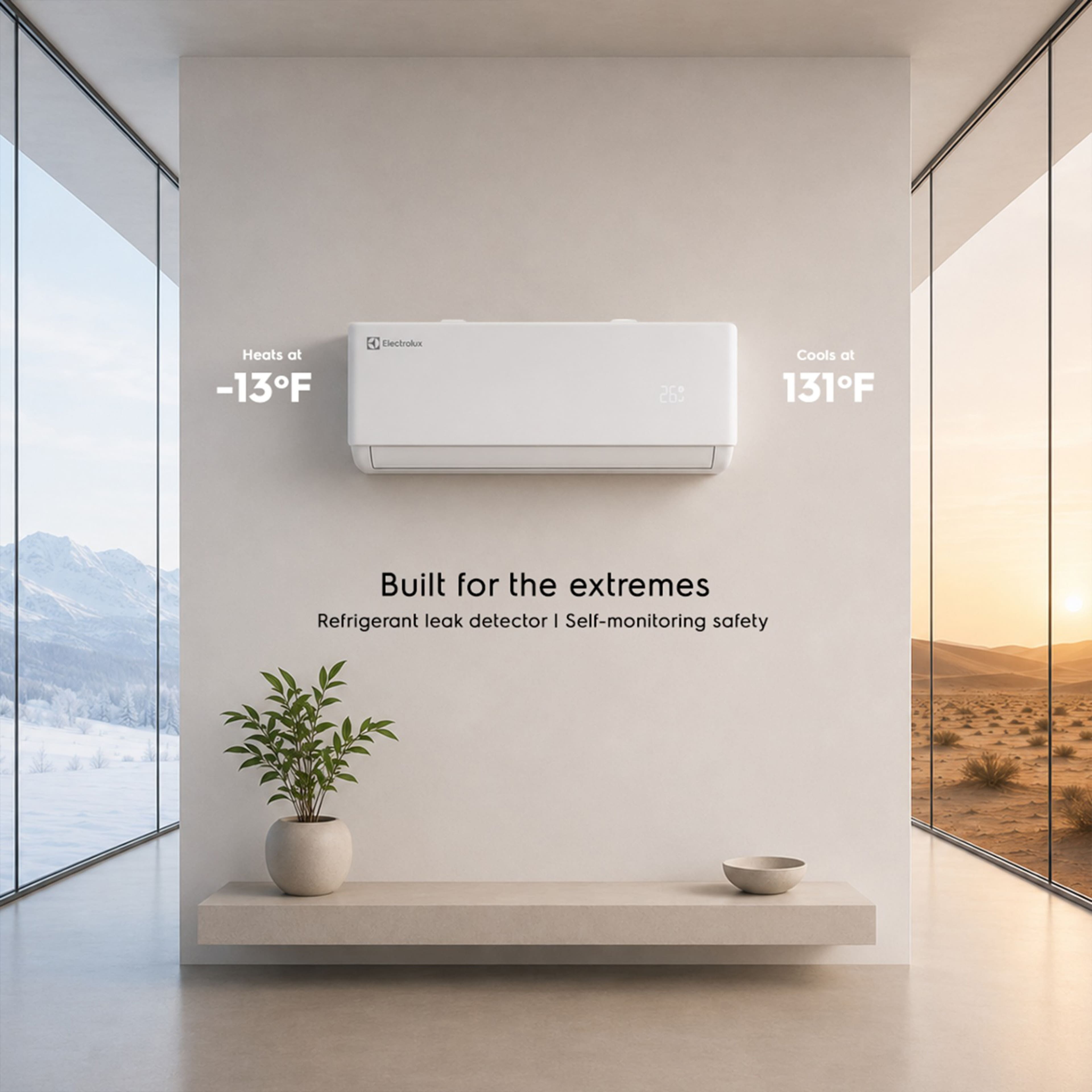 Electrolux - Vanguard 450 Sq Ft 9000 BTU Smart Ductless Mini