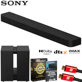 Sony - BRAVIA Theater Bar 7 w/ BRAVIA Theatre Sub 9 + 26 Month Extended Warranty Protection Bundle