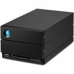 Alt View 4. Seagate - LaCie 2big Dock DAS Storage System - 20 TB Installed HDD Capacity - 2 x Total Bays - 2 x 3.5" Bay - Black.